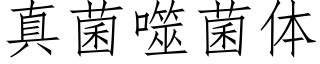 真菌噬菌体 (仿宋矢量字库)