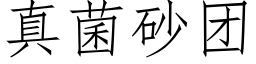 真菌砂團 (仿宋矢量字庫)