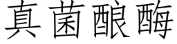 真菌釀酶 (仿宋矢量字庫)