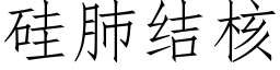 矽肺結核 (仿宋矢量字庫)