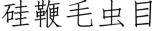 硅鞭毛虫目 (仿宋矢量字库)