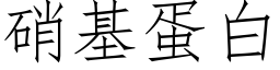 硝基蛋白 (仿宋矢量字库)