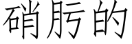 硝肟的 (仿宋矢量字庫)