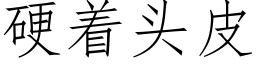 硬着头皮 (仿宋矢量字库)