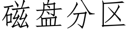 磁盤分區 (仿宋矢量字庫)