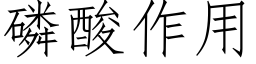 磷酸作用 (仿宋矢量字庫)