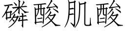 磷酸肌酸 (仿宋矢量字库)