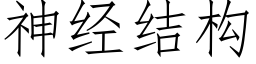 神经结构 (仿宋矢量字库)