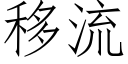 移流 (仿宋矢量字庫)