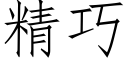 精巧 (仿宋矢量字库)