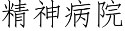 精神病院 (仿宋矢量字库)