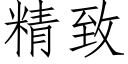 精致 (仿宋矢量字库)