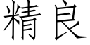 精良 (仿宋矢量字库)