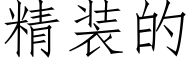 精装的 (仿宋矢量字库)