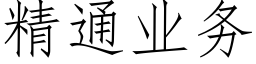 精通业务 (仿宋矢量字库)