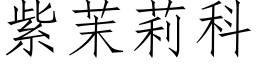 紫茉莉科 (仿宋矢量字库)