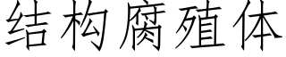 结构腐殖体 (仿宋矢量字库)