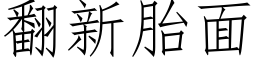 翻新胎面 (仿宋矢量字庫)