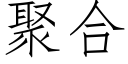 聚合 (仿宋矢量字庫)