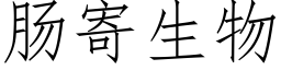 腸寄生物 (仿宋矢量字庫)