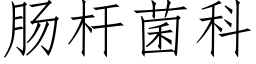 腸杆菌科 (仿宋矢量字庫)