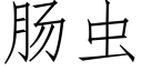 腸蟲 (仿宋矢量字庫)