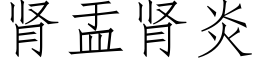 腎盂腎炎 (仿宋矢量字庫)