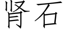 肾石 (仿宋矢量字库)