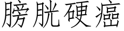 膀胱硬癌 (仿宋矢量字库)