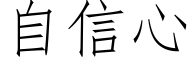 自信心 (仿宋矢量字库)