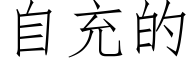 自充的 (仿宋矢量字库)