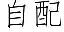 自配 (仿宋矢量字库)