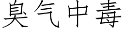 臭氣中毒 (仿宋矢量字庫)