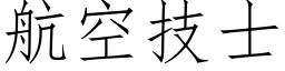 航空技士 (仿宋矢量字库)