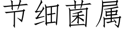 节细菌属 (仿宋矢量字库)