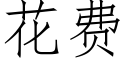 花费 (仿宋矢量字库)