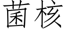 菌核 (仿宋矢量字库)