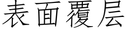 表面覆层 (仿宋矢量字库)