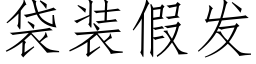 袋裝假發 (仿宋矢量字庫)