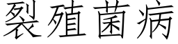 裂殖菌病 (仿宋矢量字库)