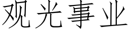 觀光事業 (仿宋矢量字庫)