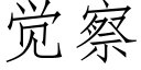 覺察 (仿宋矢量字庫)