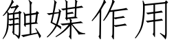 觸媒作用 (仿宋矢量字庫)