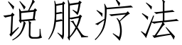 说服疗法 (仿宋矢量字库)