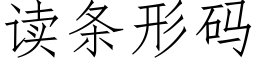 读条形码 (仿宋矢量字库)