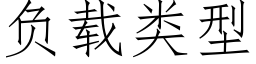 負載類型 (仿宋矢量字庫)