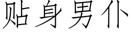 贴身男仆 (仿宋矢量字库)