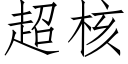 超核 (仿宋矢量字库)