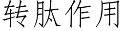 转肽作用 (仿宋矢量字库)