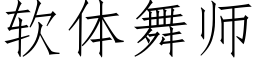 軟體舞師 (仿宋矢量字庫)